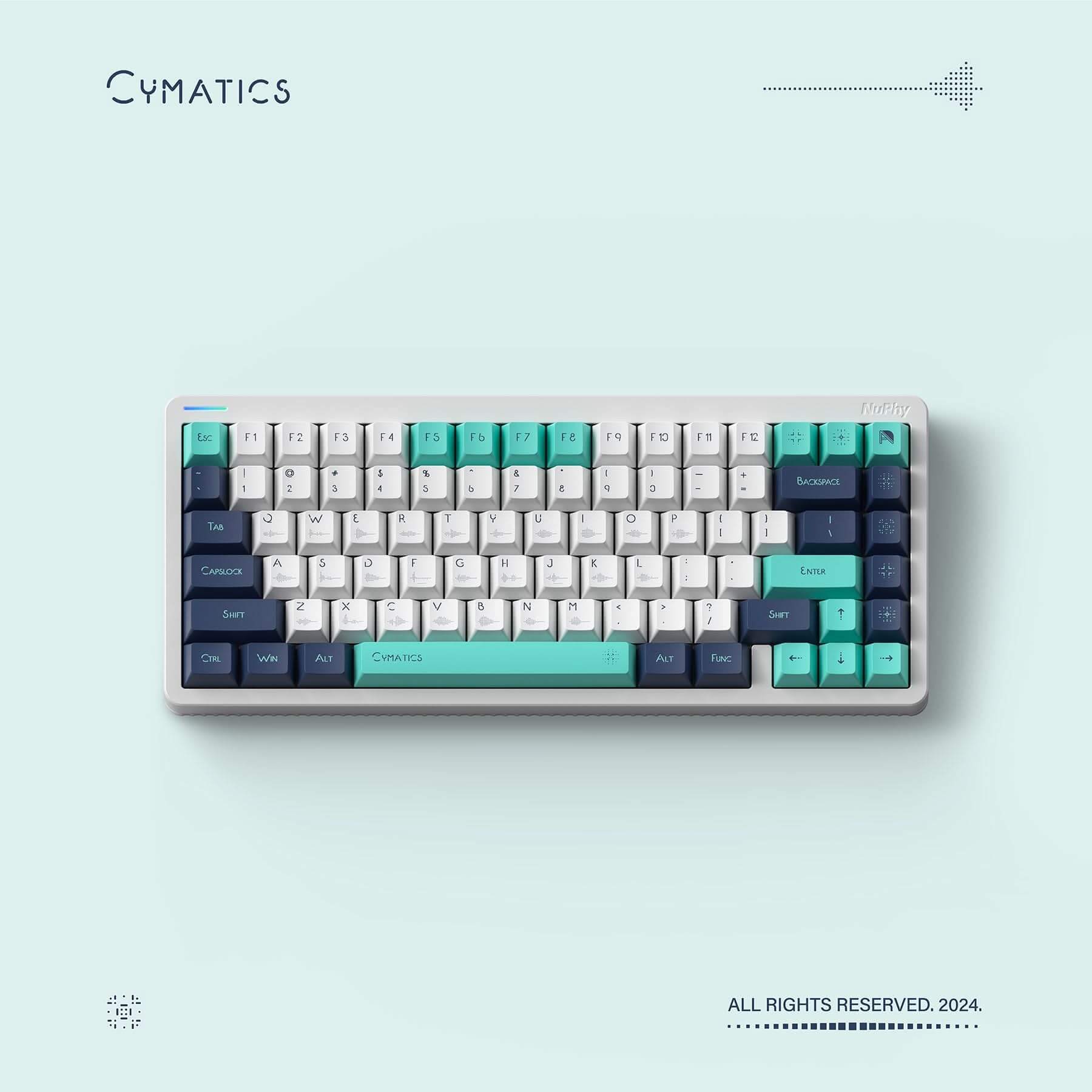 Keycaps NuPhy Cymatics Normal Profile