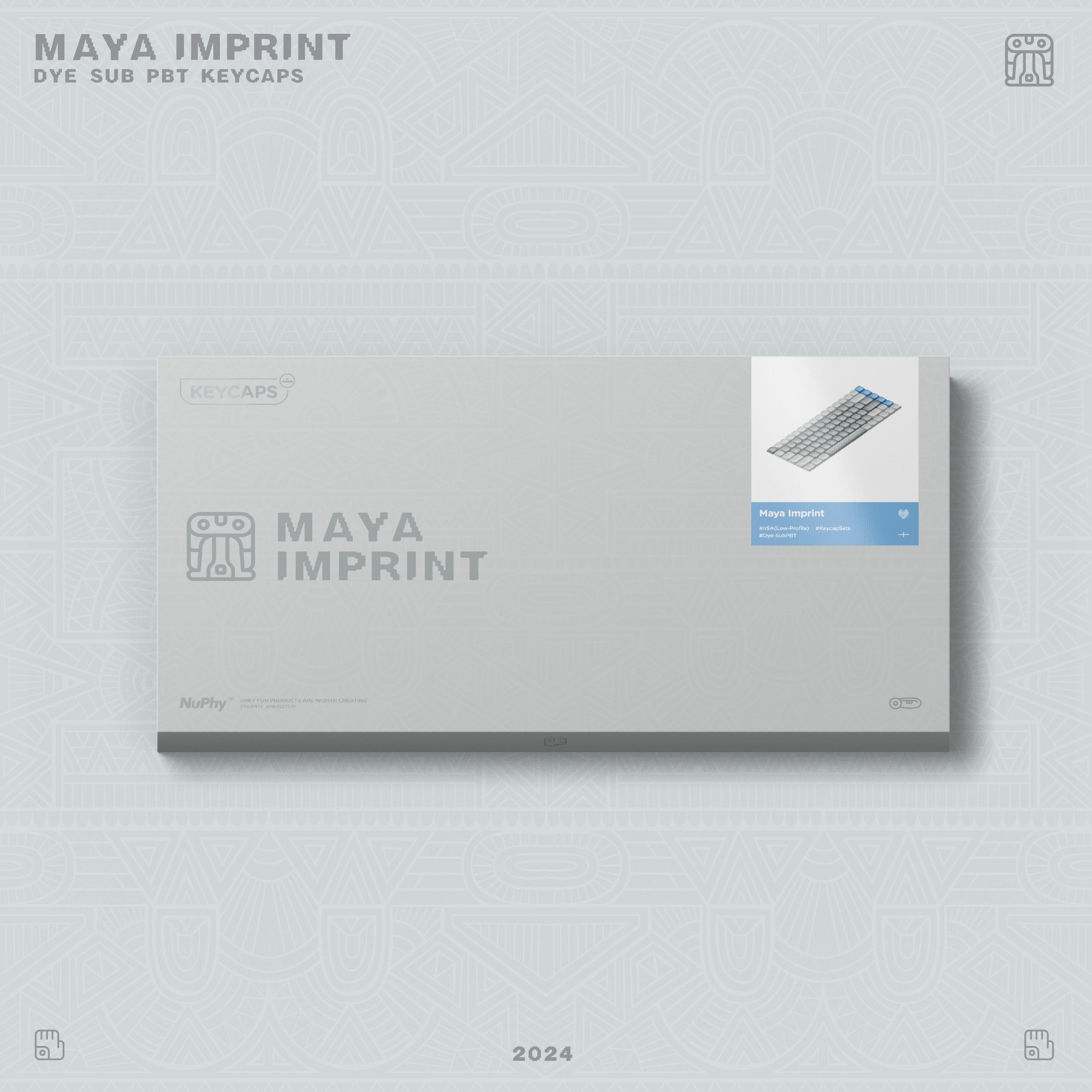 Keycaps NuPhy Maya Imprint Low Profile