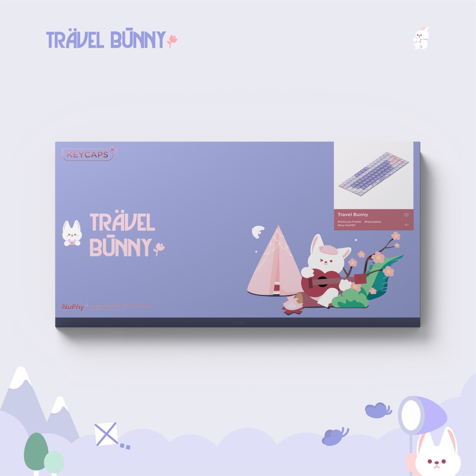 Keycaps NuPhy Travel Bunny