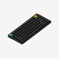Teclado mecânico ultra-fino NuPhy Air75 V3 com layout compacto de 75% e teclas de função.