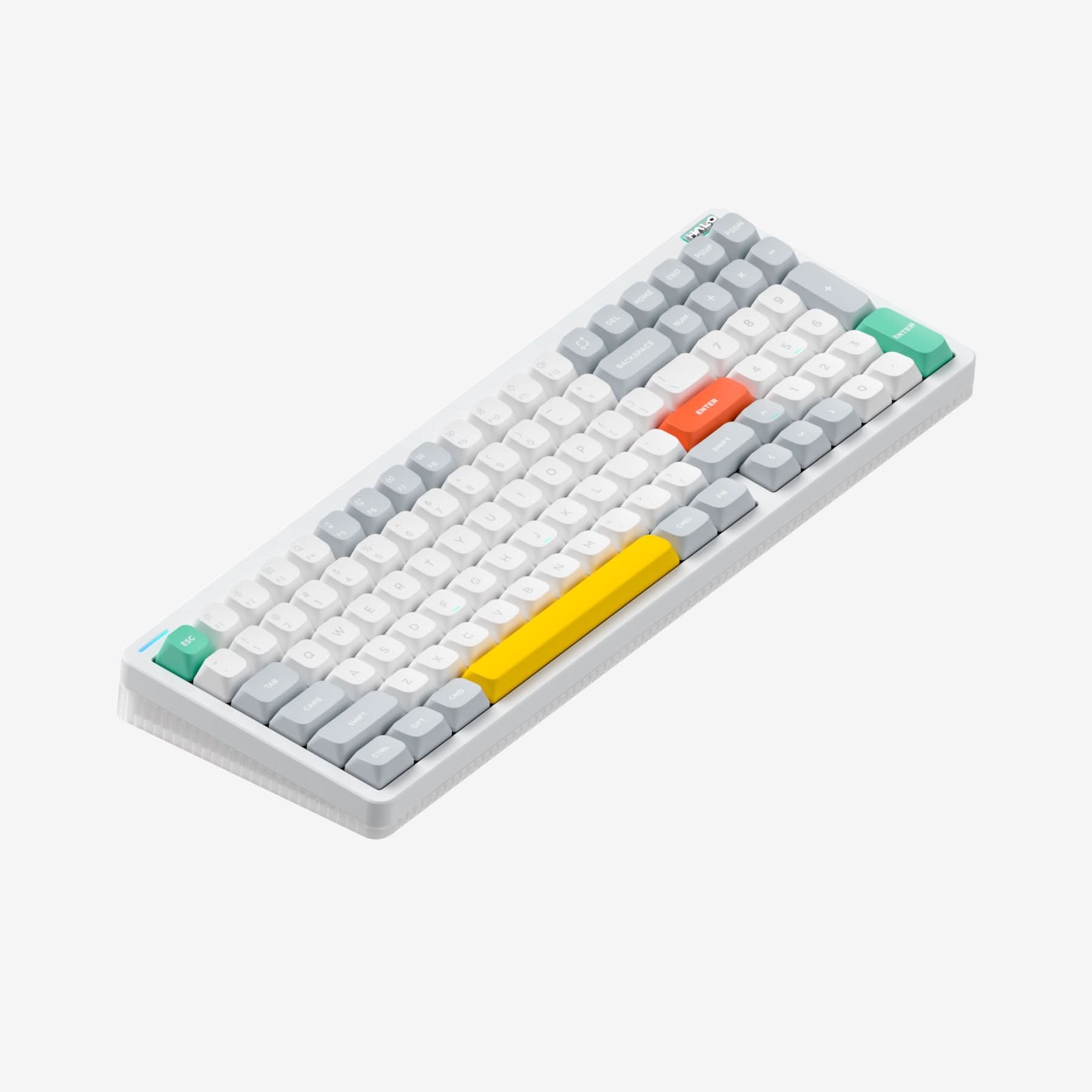 Nuphy Halo96 V2 /ホワイト （専用リストレスト付） NuPhy Halo96 V2 | Teclado Mecânico 96% Wireless Premium