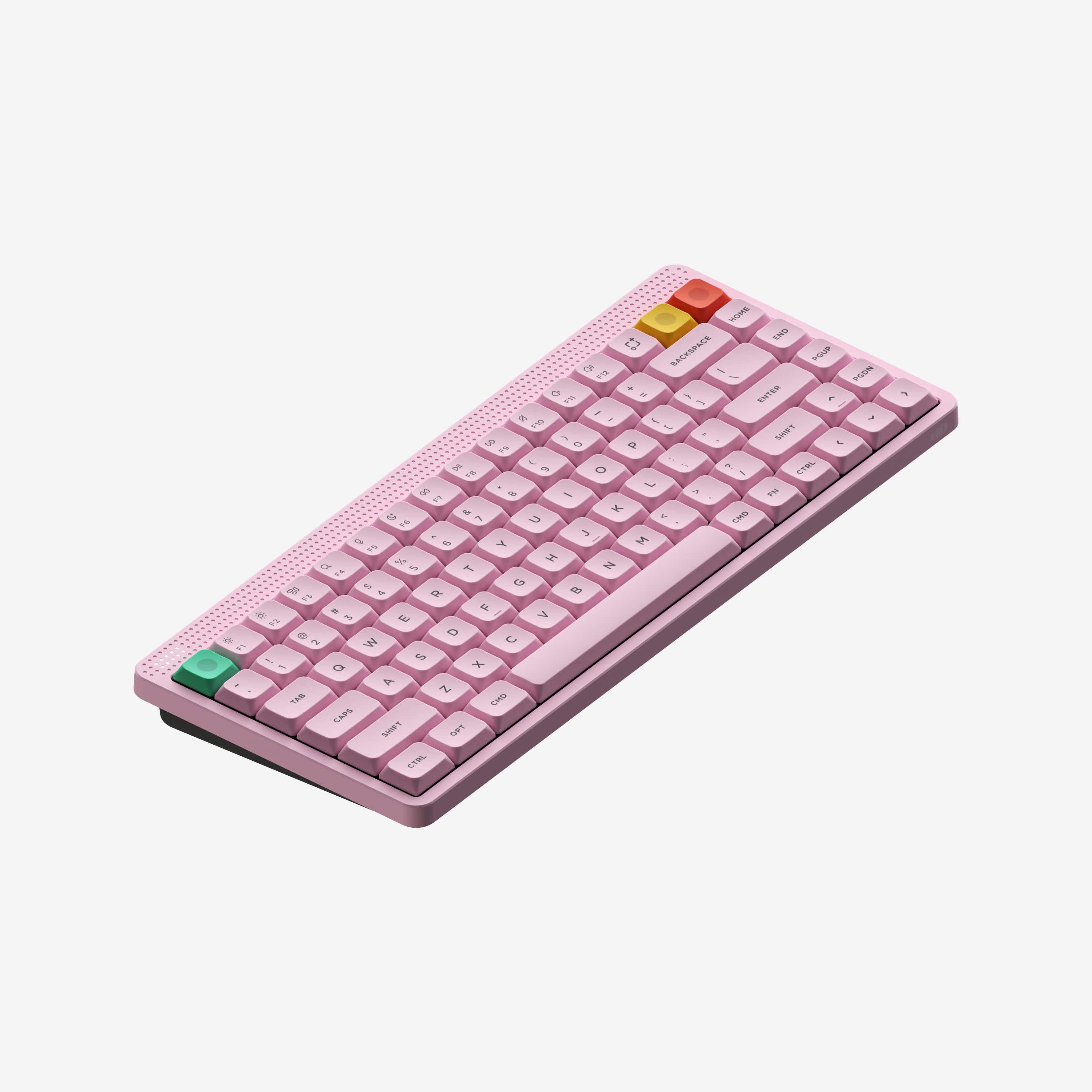 NuPhy Node75 JIS ロープロファイル Blush Switch NuPhy Node Low-Profile | Teclado Mecânico Retro Wireless