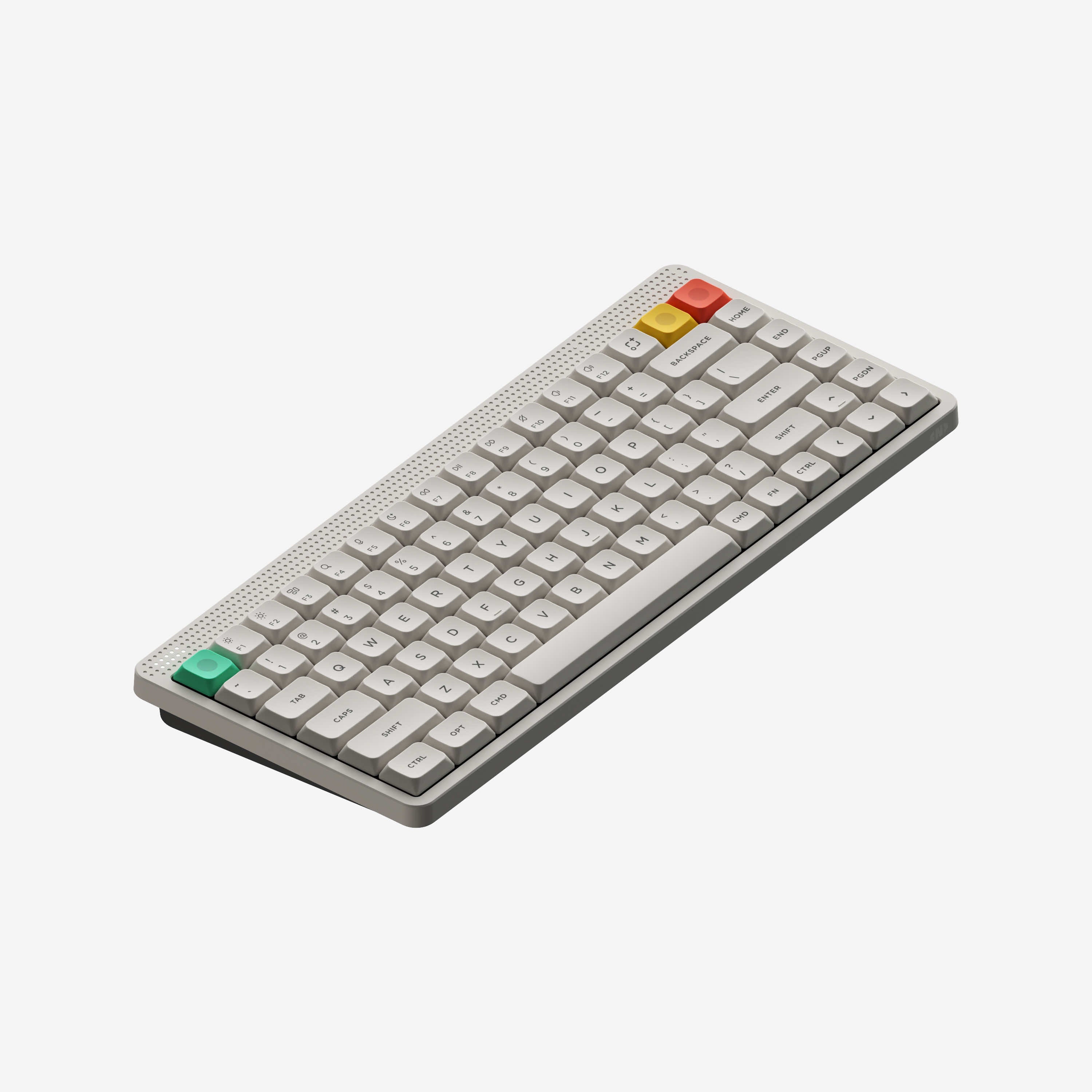 NuPhy Node75 JIS ロープロファイル Blush Switch NuPhy Node Low-Profile | Teclado Mecânico Retro Wireless