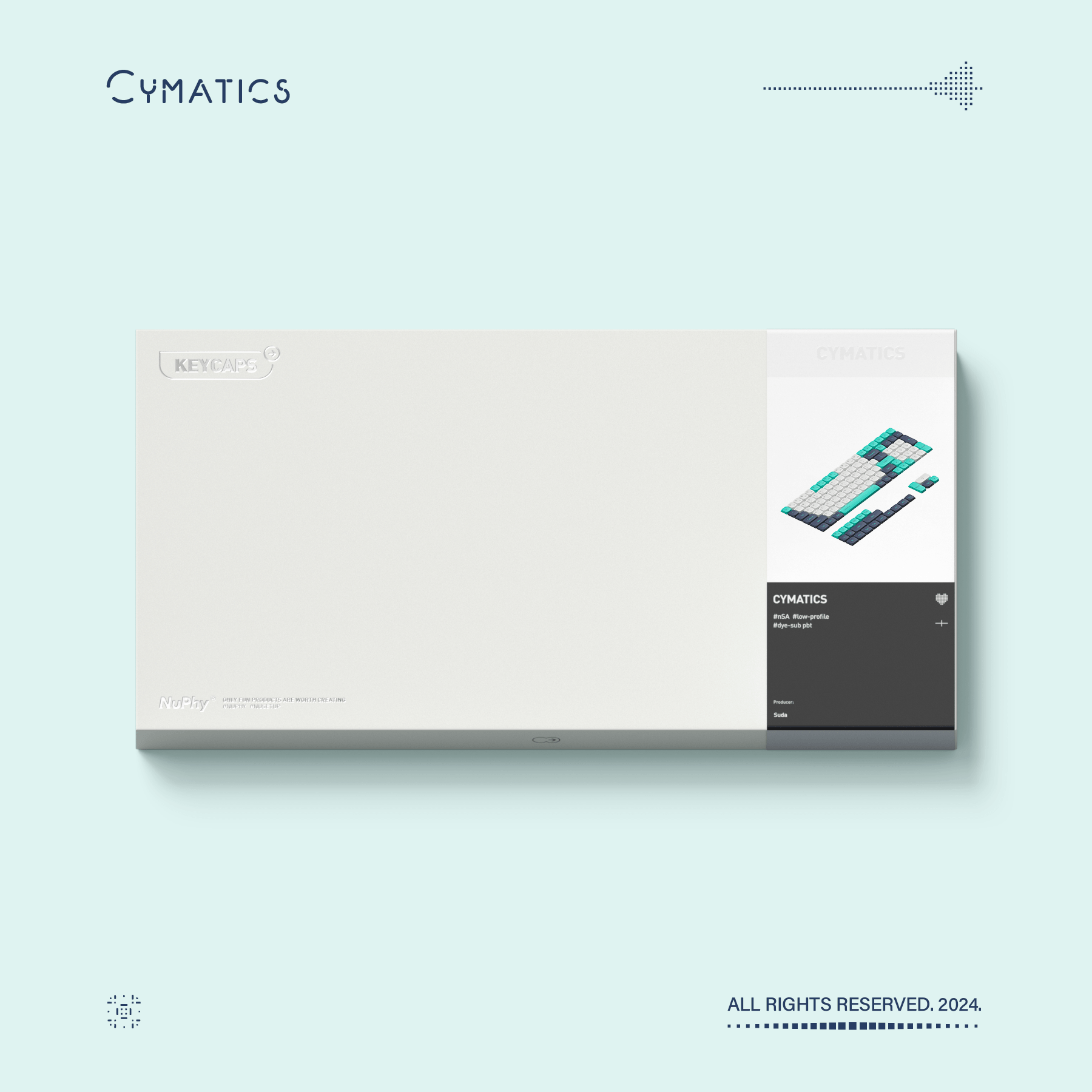 Keycaps Nuphy Cymatics Low Profile