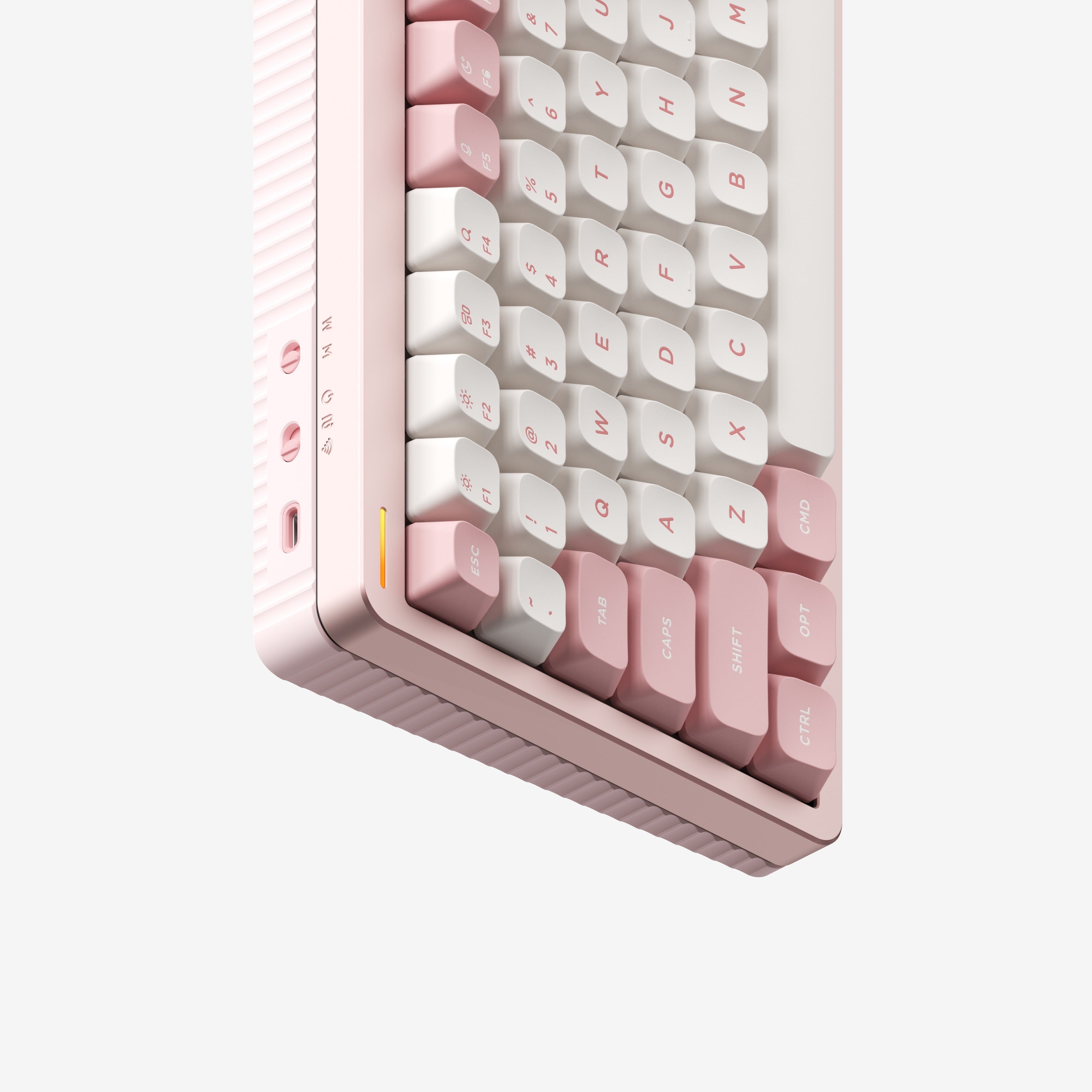 Nuphy Halo75 キーボード Rose Glacier NuPhy Halo IO | Teclado 65/75/96% 1200h Sem Fio IO
