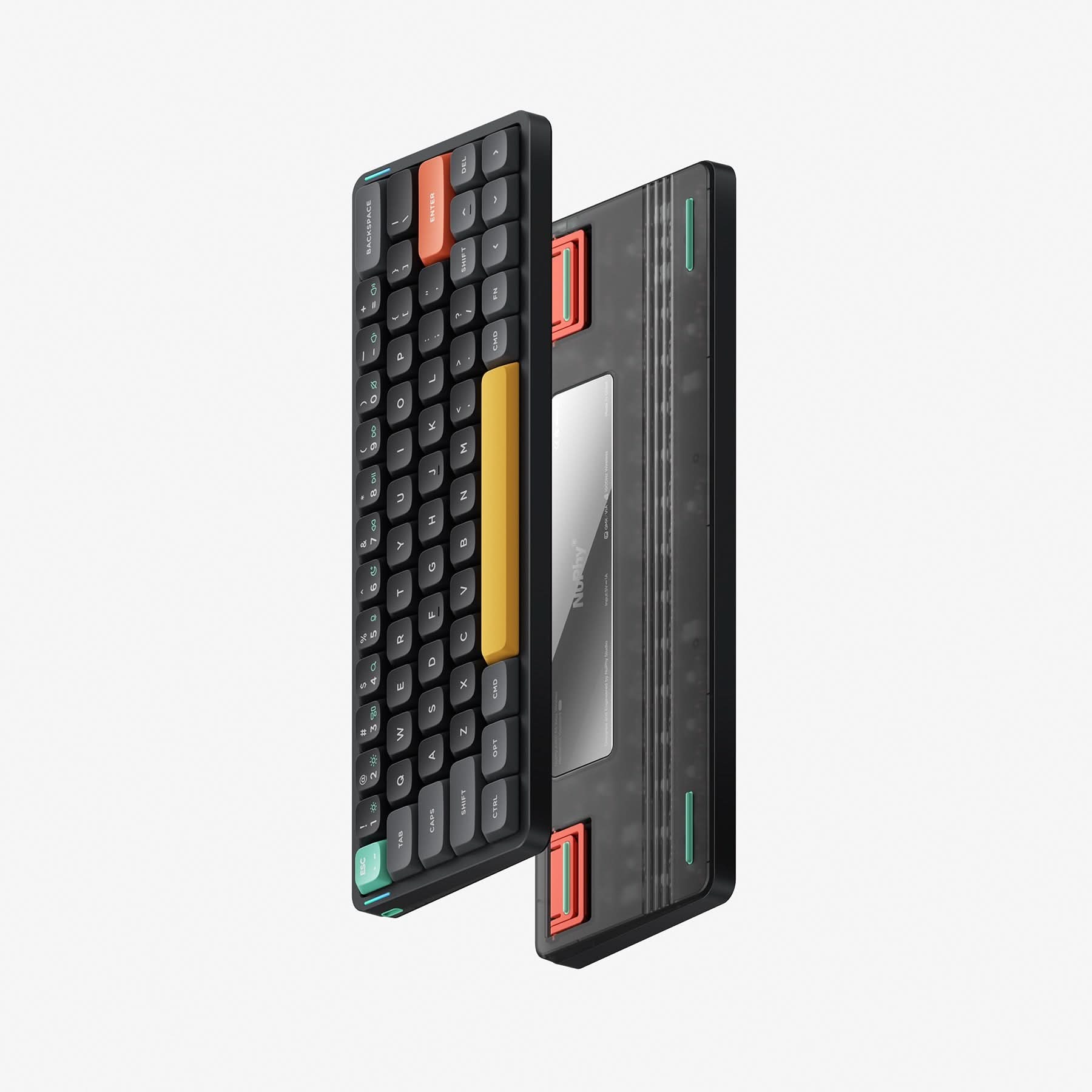NuPhy Air60 V2 Cowberry軸・英語配列・ブラック NuPhy Air60 V2 | Teclado Mecânico 60% Low Profile Sem Fio
