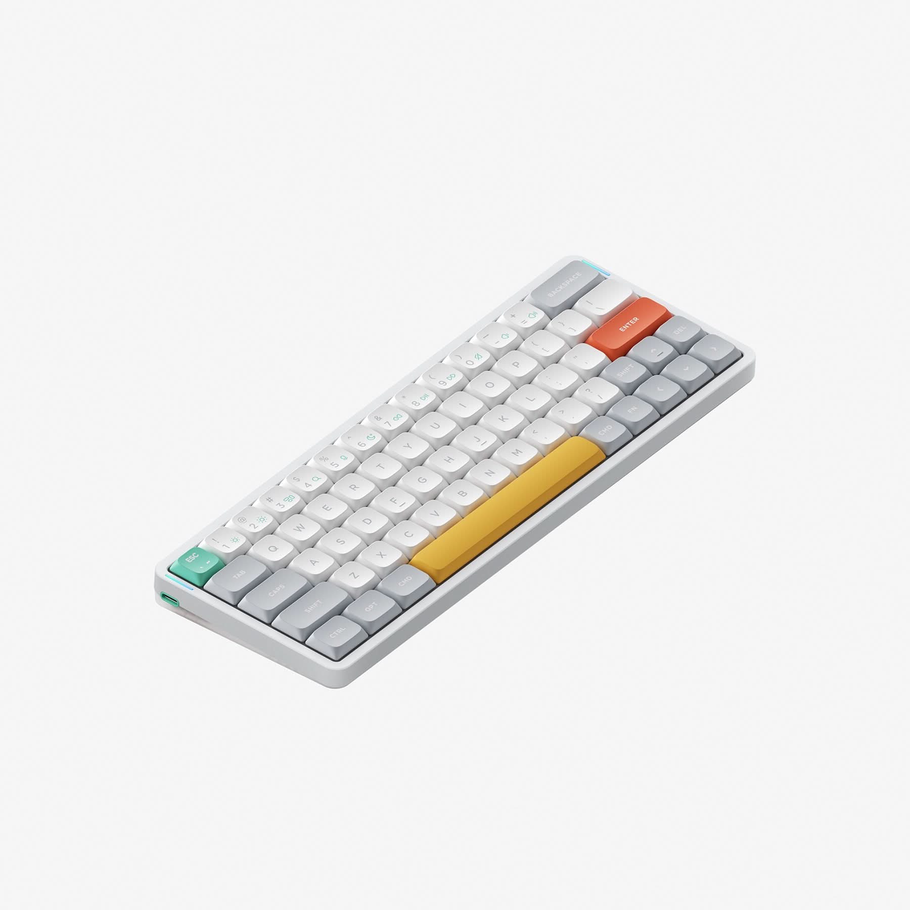 Nuphy Air60 V2 Cowberry軸　有線・無線、Bluetooth NuPhy Air60 V2 | Teclado Mecânico 60% Low Profile Sem Fio